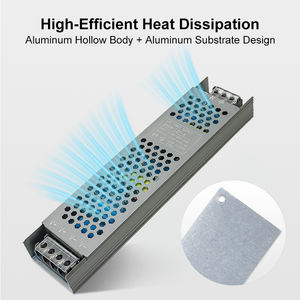 新しい到着60W 100W 150W 200W 300W 400W DC 12V 24V AC220V LEDストリップ用スイッチング電源変圧器アダプター - Product Image 2