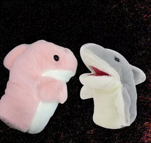 Marionnette de main en peluche Requin Animal Marin Mignon de <span class=keywords><strong>Dessin</strong></span> <span class=keywords><strong>Animé</strong></span>, Jouet Confort pour Enfants, Accessoire de Spectacle Amusant, Super Doux, Sac PP OPP - Product Image 6