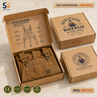 Boîte à vêtements personnalisée, boîte d'expédition en carton ondulé, emballage couleur, fournisseur OEM ODM, échantillon gratuit