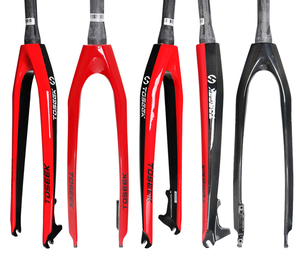 Quehan 26 29 pulgadas, bicicletas de montaña, horquillas de bicicleta partes carbono rígido grava tenedor disco mtb ciclo suspensión rockshox tenedor 27,5 - Product Image 1