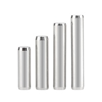 Colonne de fixation cylindrique en acier inoxydable GB119, axe solide à fente pour positionnement, personnalisation disponible (M3 M4 M5)