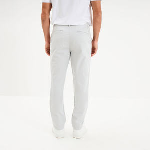 Pantalon chino décontracté à coupe droite pour homme, en toile légère, respirant, séchage rapide, élastique, idéal pour les voyages, infroissable - Product Image 3