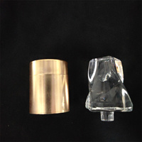 Bouchon en liège de cristal haut de gamme, exquis pour le vin, bouchon en verre personnalisé directement des fabricants pour bouteilles en verre