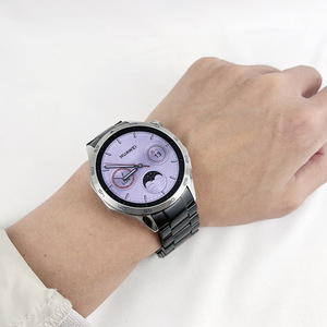 Per Huawei <span class=keywords><strong>Watch</strong></span> <span class=keywords><strong>GT</strong></span> 4 cinturino tre-Bead in metallo acciaio inox 22mm cinturino per Smart <span class=keywords><strong>Watch</strong></span> - Product Image 4