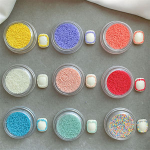 Perles à bulles de <span class=keywords><strong>macaron</strong></span>, strass pour ongles, 9 couleurs, kawaii, résine 3D, rondes, bonbons, <span class=keywords><strong>mini</strong></span> caviar, décorations pour ongles - Product Image 5