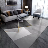Tapis nordique salon lumière luxe Senior canapé Table à thé couverture ménage chambre lit grand tapis imprimé 3d