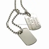 Custom Stainless Steel Metal Dog Tags, Pet Tags with Chain