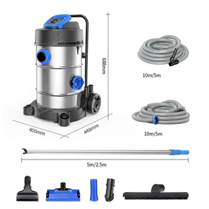 Machine d'aspiration des eaux usées <span class=keywords><strong>pour</strong></span> étang à poissons, filtre de nettoyage d'étang, pompe à vide sous-marine <span class=keywords><strong>pour</strong></span> piscine, prise EU 220V 50Hz, CPS-102 - Product Image 1