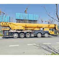 Grue mobile d'occasion YunSheng XCT80L6_1 de 80 tonnes montée sur camion SINOTRUK, hauteur de levage de 84,5 m, à prix réduit, à vendre