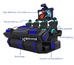 Coole VR Amusement Equipment Attraktionen Fly <span class=keywords><strong>Motion</strong></span> Simulator mit 3D-Filmen Aufregendes Spiel mit 2K VR-Brille - Product Image 6