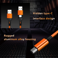 Chargeur de voyage portable multi-ports OEM 5 1 avec logo LED Chargement rapide personnalisable pour ordinateur IOS Chargeur de poche universel en nylon
