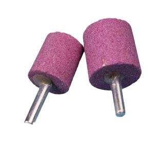 Autres têtes de meule cylindriques 16 20 25 30 mm en corindon rouge abrasif pour meuleuse à mortaiseuse, tampons de polissage - Product Image 4