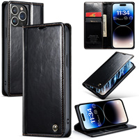 Étui de téléphone RUIZHILONG à double suspension, entièrement couvrant, avec porte-cartes, en TPU+PU, antichoc, design sportif, prix d'usine