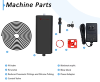 Pompe à air silencieuse TWOTREES Mini compatible avec la machine de découpe laser à diode TTS TS2