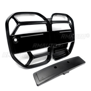 สำหรับ BMW ซีรีส์ 4 รุ่น G22 G23 430i M440i ปี 2021-2023 กระจังหน้ารถยนต์แบบ CSL  ตะแกรงแบบตาข่าย  อะไหล่เปลี่ยน  กระจังสีดำเงา  สไตล์คาร์บอนไฟเบอร์ - Product Image 2