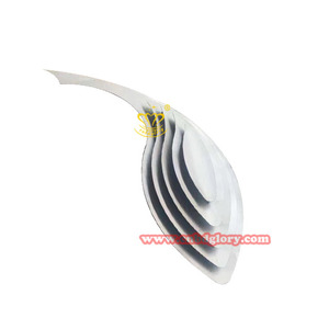 Escultura de pez de acero inoxidable moderna grande, fuente de cascada, característica de <span class=keywords><strong>agua</strong></span>, arte de pared, decoración de soldadura de Metal abstracta - Product Image 2