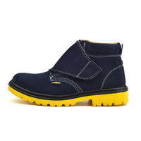 Chaussures de sécurité en cuir de vache, pour hommes et femmes, baskets de chantier antidérapantes et amortissant à l'huile, échantillon rapide, offre spéciale
