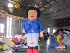 Personajes Inflables de Holanda, Sara y Abraham, con Más de 3.6 Metros de Altura, Inflados con Bomba Eléctrica para Eventos Publicitarios - Product Image 6