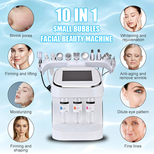 Máquina Facial 10 en 1 para Limpieza Profunda y Eliminación de Puntos Negros, H2O2, Oxígeno, Lifting Facial, Microdermoabrasión con Burbujas Pequeñas - Product Image 1