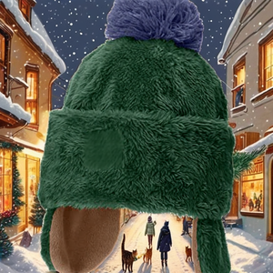 Bonnet et Écharpe 2-en-1 Hiver Enfant en Peluche avec Oreilles de Chat Mignonnes, Protection Auditive, Idéal pour le Voyage, le Cyclisme et le Ski en Extérieur - Product Image 2