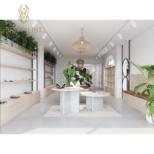 Thương mại đồ nội thất bằng gỗ túi xách cửa hàng hiển thị kệ đồ đạc Giày hiển thị ý tưởng cho cửa hàng giày - Product Image 6