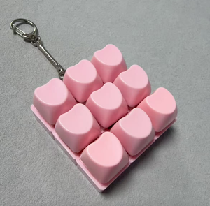 Werbeartikel Schlüsselanhänger Handyhalter LED Anpassbare Leuchtende Clicker Mechanische Tastatur-Fidget-Schlüsselanhänger - Product Image 3