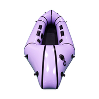 Les Packrafts classiques avec pont en eau vive amovible ouvert pour les voyages en arrière-pays Bikerafting Trip