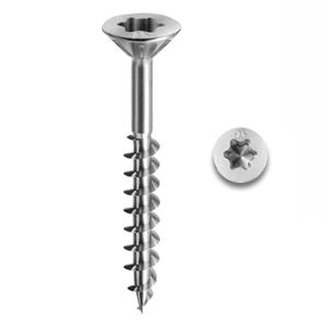 Panelvit Universale®TSP PF TX 5x80mm Pezzi 20 croming®MUSTAD Vite un Legno ami - Product Image 2