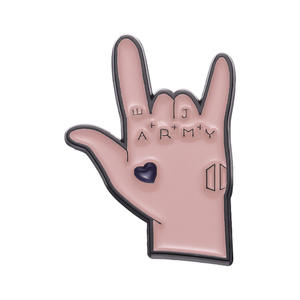 Koreanische Kpop Custom Metall Brosche Band Lead Singer Tattoo Revers Abzeichen Emaille Pin mit Digitaldruck Großhandel - Product Image 3