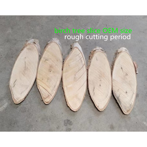 Kit d'artisanat en bois de bouleau naturel Amzcraft, cercles ovales en écorce de bouleau, peinture sur bois, décorations DIY, plaques, artisanat de Noël, mariage - Product Image 5