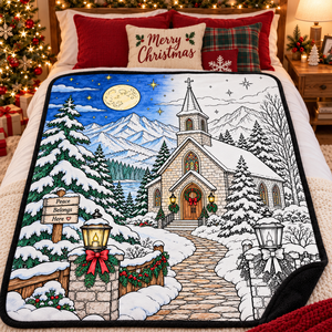 Couverture en flanelle lavable à personnaliser pour Noël, idéale pour les enfants et la famille, pour des moments amusants en famille pendant les vacances d'hiver - Product Image 4
