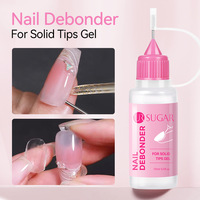 URSUGAR Tube d'application portable 15ml pour dissolvant de colle UV en gel, dissolvant de vernis à ongles solide rapide