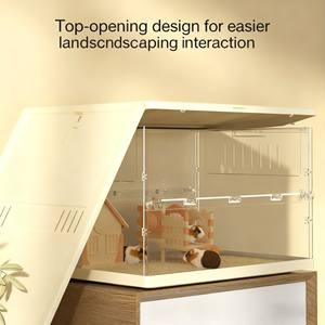 Gabbia per Criceti in PET Moderna, Stabile ed Ecologica, per Ratti Siriani e Porcellini d'India, con Tutti gli Accessori, Prezzo all'Ingrosso - Product Image 4