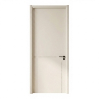 Porte de chambre blanche de taille standard, écologique et économique, en panneau de mélamine, étanche, en bois massif, pour salle de bain et salon