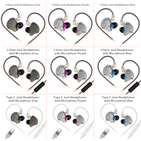 Écouteurs intra-auriculaires filaires avec basses puissantes, transducteur hybride, faceplate métallique, micro intégré pour guitaristes