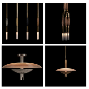 Lampadario a Sospensione LED in Stile Wabi-Sabi XZ, Creativo con Sfera di Vetro e Ottone, per Soggiorno, Sala da Pranzo e Bar - Product Image 5