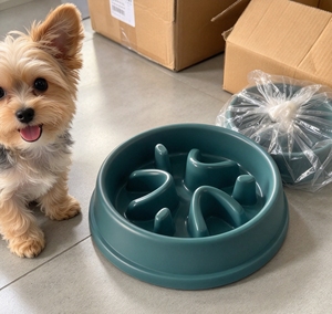 Tazón Antideslizante y Anti-Asfixia para Mascotas, Comedero Lento Personalizable con Logotipo, Plato Resistente para Perros y Gatos, Previene la Hinchazón, Artículos para Mascotas - Product Image 4