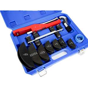 Cintreuse de tubes en aluminium à cliquet compacte de qualité industrielle, kit de cintrage inversé, barre de cintrage de précision pour tubes, courbure maximale à 180° - Product Image 2