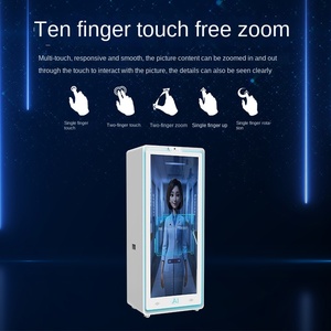 Vitrine d'affichage holographique numérique IA avec dialogue vocal interactif, présentateur virtuel 3D, en métal, pour l'éducation en intérieur et les visiteurs - Product Image 4
