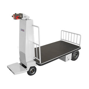इलेक्ट्रिक फ्लैट कार 500 किलोग्राम भारी शुल्क मोटर चालित प्लेटफार्म कार्ट्स - Product Image 5