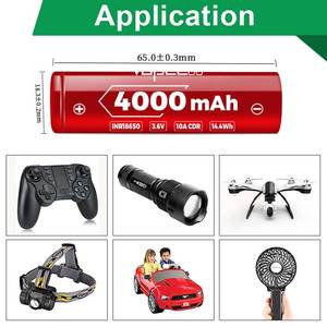 Vapcell 18650 <span class=keywords><strong>N40</strong></span> 4000mAh 3.6V 충전식 배터리 전동 공구 및 전기 자동차 용 - Product Image 4