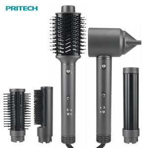 Secador Profesional de Secado Rápido PRITECH, Juego de Cepillos para el Cabello <span class=keywords><strong>5</strong></span> en <span class=keywords><strong>1</strong></span>, Cepillo de Aire Caliente de Alta Velocidad de 110000 rpm, Estilizador de Cabello Multifuncional con Iones Negativos - Product Image 1