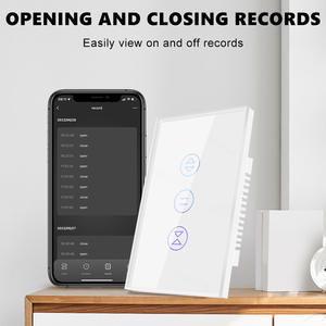 Pour <span class=keywords><strong>Tuya</strong></span> <span class=keywords><strong>Smart</strong></span> <span class=keywords><strong>Life</strong></span>, stores électriques, rideaux motorisés, contrôle de porte coulissante, store pour fenêtres, Alexa, Google Home, PC, ABS, Zigbee, Wi- - Product Image 6