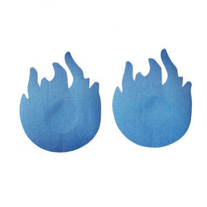 Damen BH Intim-Accessoires Unsichtbare Nippelabdeckung Selbstklebende Aufkleber Flammen-Einweg Sexy Nippel-Pasties - Product Image 4