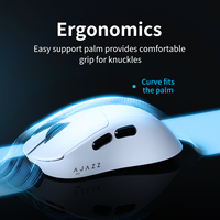 Mouse Inalámbrico para Juegos Ajazz AJ179 V2, Ligero, 12000 DPI, Ergonómico, Óptico, de Alta Precisión para Jugadores de PC
