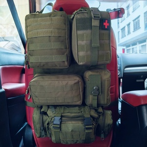 Organisateur de siège arrière de voiture MMC AKM-82 de haute qualité avec 5 sacs de rangement pour l'organisation intérieure des SUV, camions et véhicules - Product Image 3