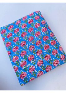 ผ้าพิมพ์ลายบล็อกทำมือ ขายส่ง ผ้าอินเดีย ผ้าทอ 100% ผ้าฝ้าย หลายสี คุณภาพพรีเมียม สำหรับทำเสื้อผ้า - Product Image 5