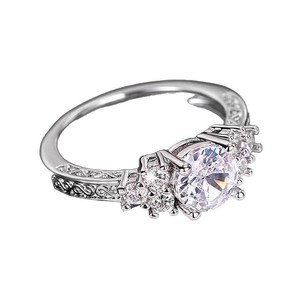 Elegante Anello Stile Matrimoniale per Donne, Gioiello da Dito Classico e alla Moda per Feste, Sposa e Uso Quotidiano - Product Image 5