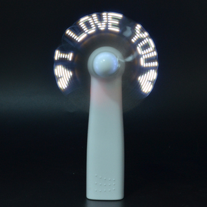 SUNJET新专利产品定制可充电迷你便携式便携式Led留言风扇 - Product Image 4