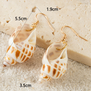 <span class=keywords><strong>Orecchini</strong></span> a goccia con conchiglia di mare a buon mercato all'ingrosso Hawaii estivi spiaggia naturale Corwies conchiglia <span class=keywords><strong>orecchini</strong></span> a stella marina <span class=keywords><strong>per</strong></span> regalo ricordo - Product Image 6